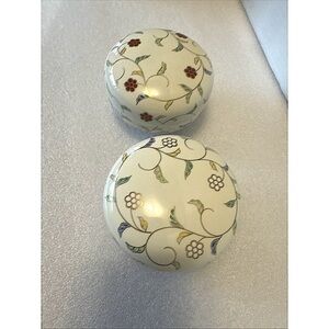 Japanese Tableware Tachiyoshi Colored Arabesque Lid Set Of Mino Ware